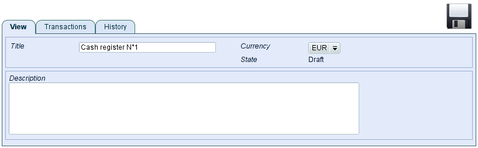 TioLive cash register module screenshot