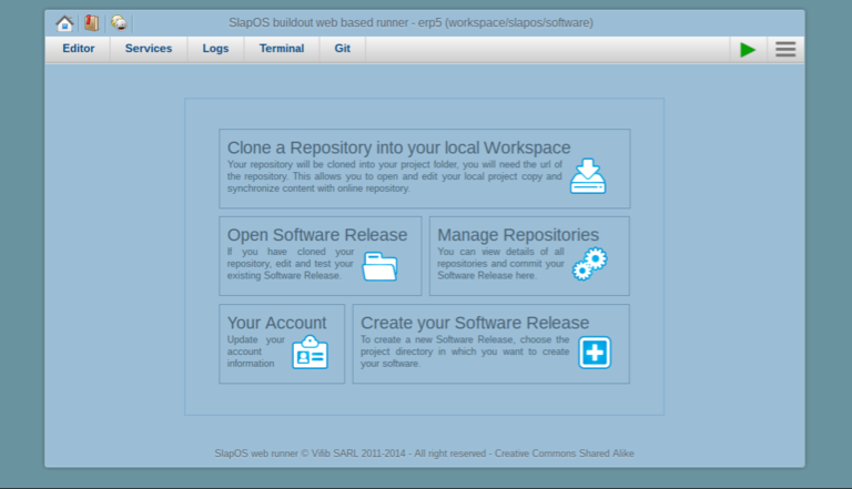 Screenshot Webrunner