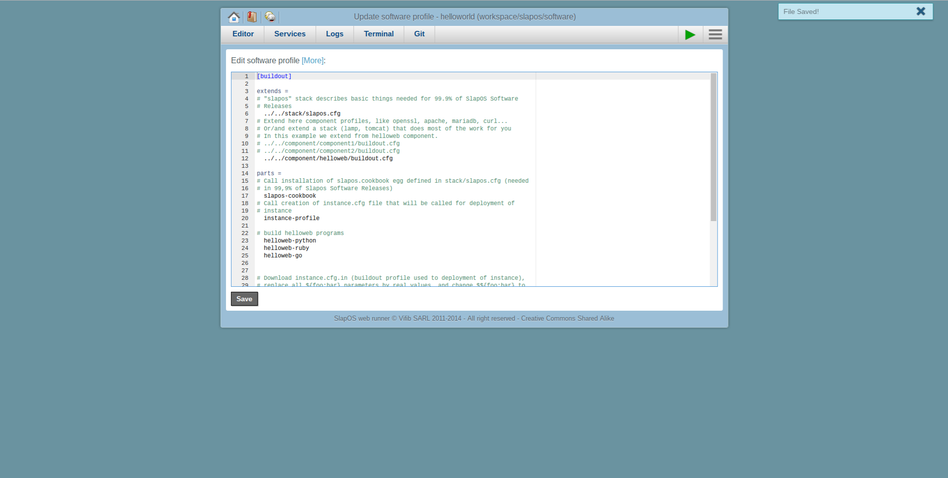 Webrunner Interface - Confirm Software