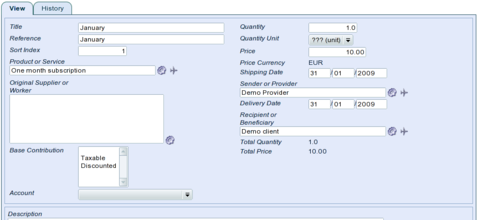 TioLive Sale Orders Lines Tab Screenshot
